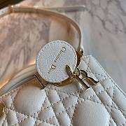 Colestore Dior D-Joy Micro Bag White Gold Hardware 16 x 9 x 5 cm - 6