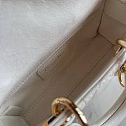 Colestore Dior D-Joy Micro Bag White Gold Hardware 16 x 9 x 5 cm - 5