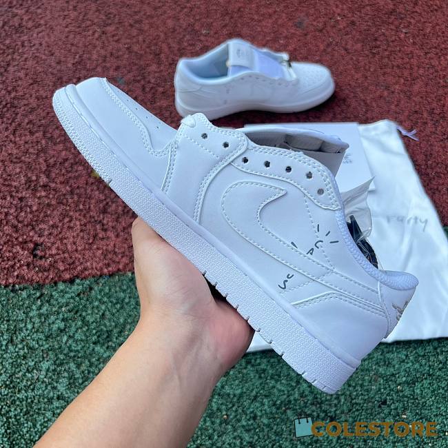 Colestore Travis Scott x Air Jordan 1 Low Golf White - 1