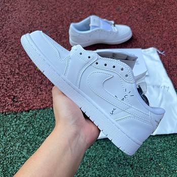 Colestore Travis Scott x Air Jordan 1 Low Golf White