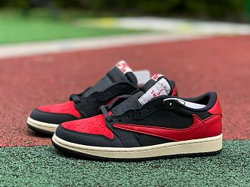 Colestore Travis Scott x Air Jordan 1 Low OG Black And Red