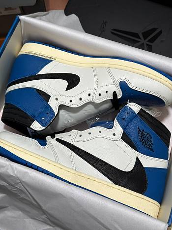 Colestore Air Jordan x Travis Scott 1 Retro High OG SP Fragment Blue