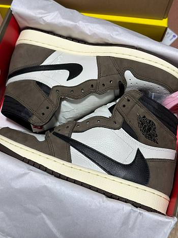 Colestore Air Jordan x Travis Scott 1 Retro High OG SP Fragment Grey