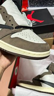 Colestore Air Jordan x Travis Scott 1 Retro High OG SP Fragment Grey - 4