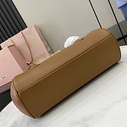 Colestore Miu Miu Leather shoulder bag Cognac 28x11x15cm - 6