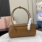 Colestore Miu Miu Leather shoulder bag Cognac 28x11x15cm - 5