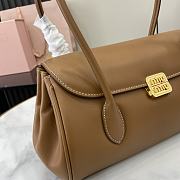 Colestore Miu Miu Leather shoulder bag Cognac 28x11x15cm - 4