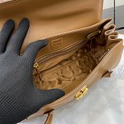 Colestore Miu Miu Leather shoulder bag Cognac 28x11x15cm - 2