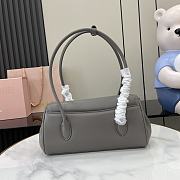 Colestore Miu Miu Leather shoulder bag KWD 945 Clay Grey 28x11x15cm - 6