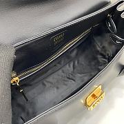 Colestore Miu Miu Leather shoulder bag KWD 945 Black 28x11x15cm - 3