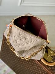 Colestore Louis Vuitton Coussin MM Hobo Bag Calf leather Galet Grey 38 x 33 x 10 cm M12071 - 4