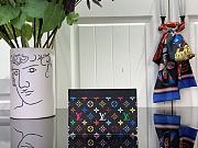 Colestore Louis Vuitton x Takashi Murakami New 25SS Card Holder Black 11 x 7 x 0.5 cm - 1