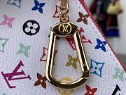 Colestore Louis Vuitton x Takashi Murakami New 25SS Key Pouch White 7 x 1.5 x 12 cm - 5