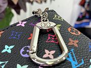 Colestore Louis Vuitton x Takashi Murakami New 25SS Key Pouch Black 7 x 1.5 x 12 cm - 2