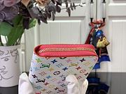 Colestore Louis Vuitton x Takashi Murakami New 25SS Cosmetic Pouch PM White 11 x 8.5 x 2 cm - 2