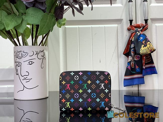 Colestore Louis Vuitton x Takashi Murakami New 25SS Cosmetic Pouch PM Black 11 x 8.5 x 2 cm - 1