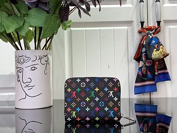 Colestore Louis Vuitton x Takashi Murakami New 25SS Cosmetic Pouch PM Black 11 x 8.5 x 2 cm