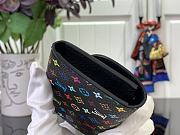 Colestore Louis Vuitton x Takashi Murakami New 25SS Rosalie Coin Purse Black 11 x 8 x 2.5 cm - 5