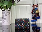 Colestore Louis Vuitton x Takashi Murakami New 25SS Rosalie Coin Purse Black 11 x 8 x 2.5 cm - 3