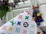 Colestore Louis Vuitton x Takashi Murakami New 25SS Rosalie Coin Purse White 11 x 8 x 2.5 cm - 6