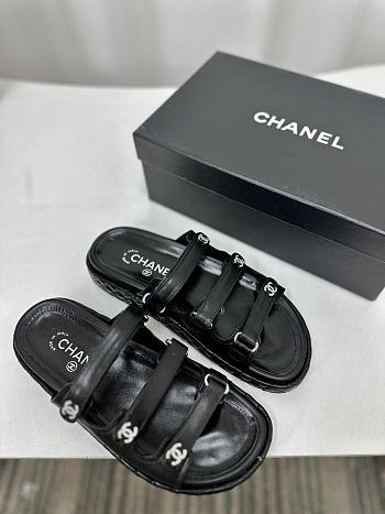 Colestore Chanel Chunky Sandal Black 