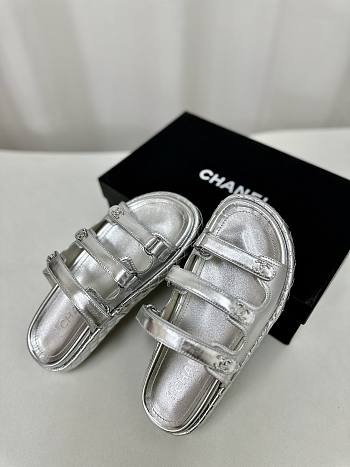 Colestore Chanel Chunky Sandal Silver