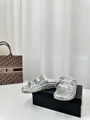 Colestore Chanel Chunky Sandal Silver - 3