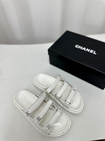 Colestore Chanel Chunky Sandal White