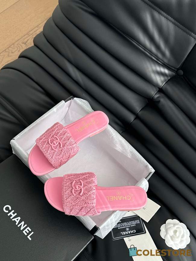 Colestore Chanel Women's Slide Pink  - 1