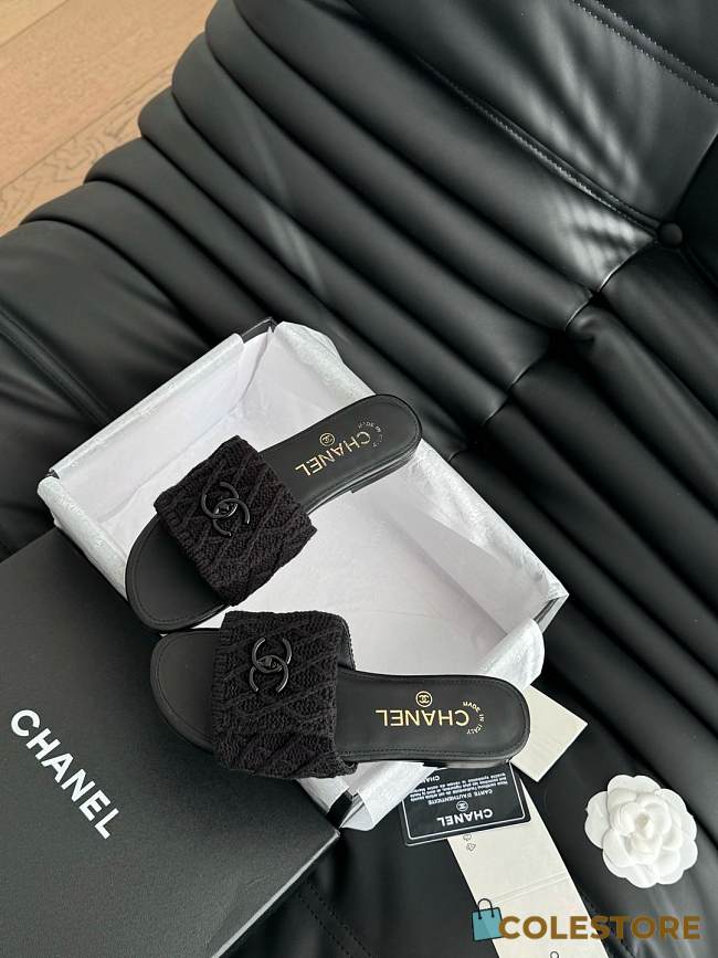 Colestore Chanel Women's Slide Black - 1