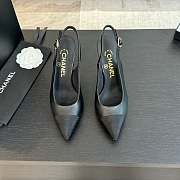 Colestore Chanel Slingback High Heels Black - 6