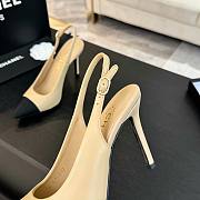 Colestore Chanel Slingback High Heels Yellow - 5