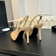 Colestore Chanel Slingback High Heels Yellow - 6