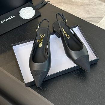 Colestore Chanel Slingback Black