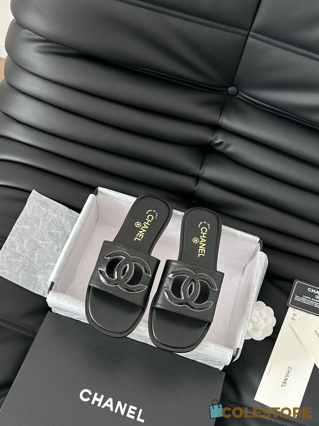 Colestore Chanel Women Slide Black - 1