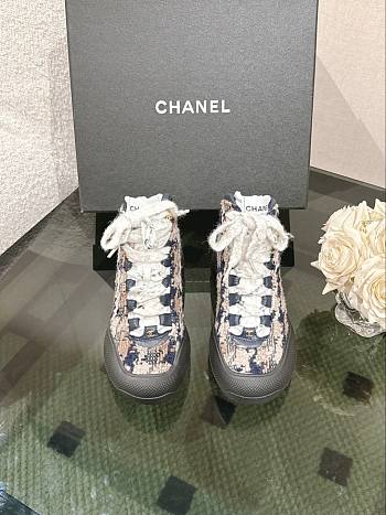 Colestore Chanel Mittens Lambskin Mixed Fibers
