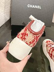 Colestore Chanel Mittens Lambskin Mixed Fibers Red  - 6
