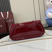 Colestore Gucci Blondie mini shoulder bag Leather patent Red 29.5x12.5x7cm - 3