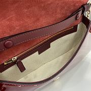 Colestore Gucci Blondie mini shoulder bag Leather patent Red 29.5x12.5x7cm - 6
