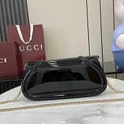 Colestore Gucci Blondie mini shoulder bag Leather patent Black 29.5x12.5x7cm - 3