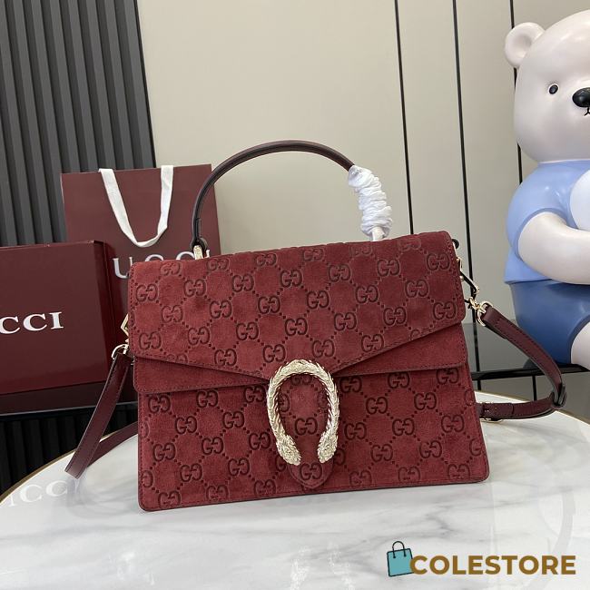 Colestore Gucci Dionysus Suede Red 29.5x20x10.5cm - 1