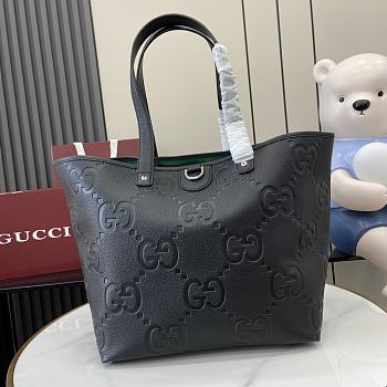 Colestore Gucci Jumbo Tote Bag Black 30x29x25cm