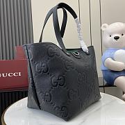 Colestore Gucci Jumbo Tote Bag Black 30x29x25cm - 6