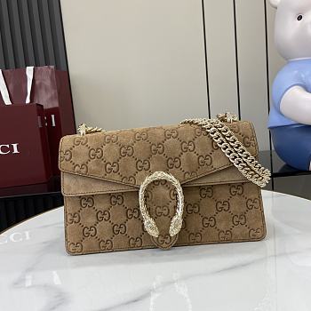 Colestore Gucci Dionysus Medium Suede Brown 27.5x16x8cm