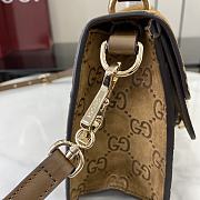 Colestore Gucci Dionysus Top Handle Suede Brown 22x16x8cm - 6