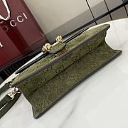 Colestore Gucci Dionysus Top Handle Suede Green 22x16x8cm - 4