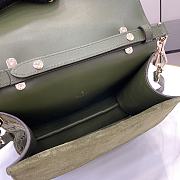 Colestore Gucci Dionysus Top Handle Suede Green 22x16x8cm - 3