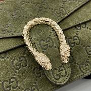 Colestore Gucci Dionysus Top Handle Suede Green 22x16x8cm - 2