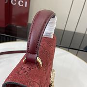 Colestore Gucci Dionysus Top Handle Suede Red 22x16x8cm - 6