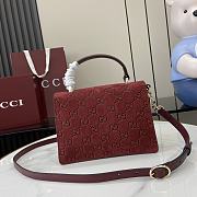 Colestore Gucci Dionysus Top Handle Suede Red 22x16x8cm - 5